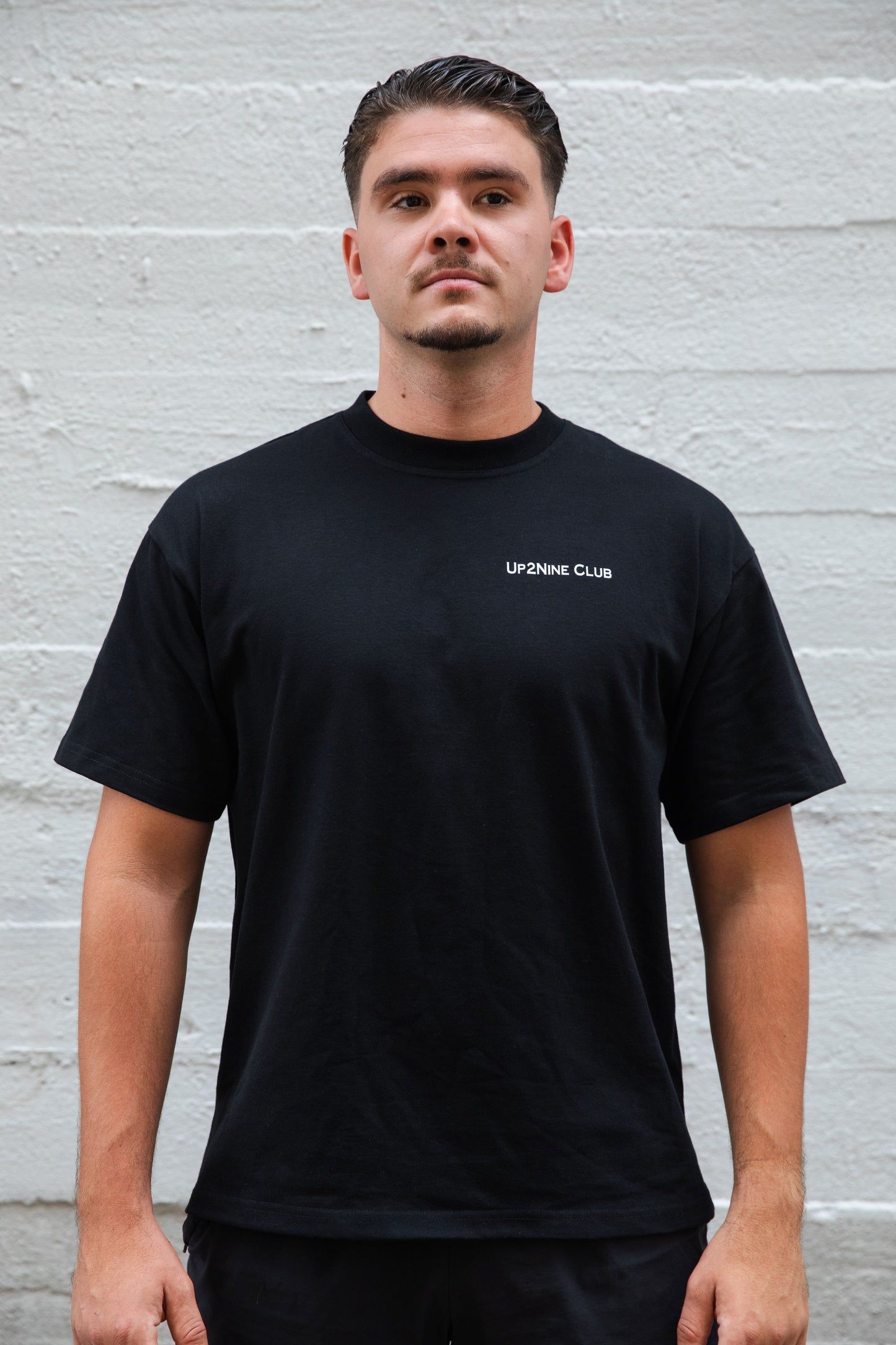 Oversized Tee Zwart | Up2Nine