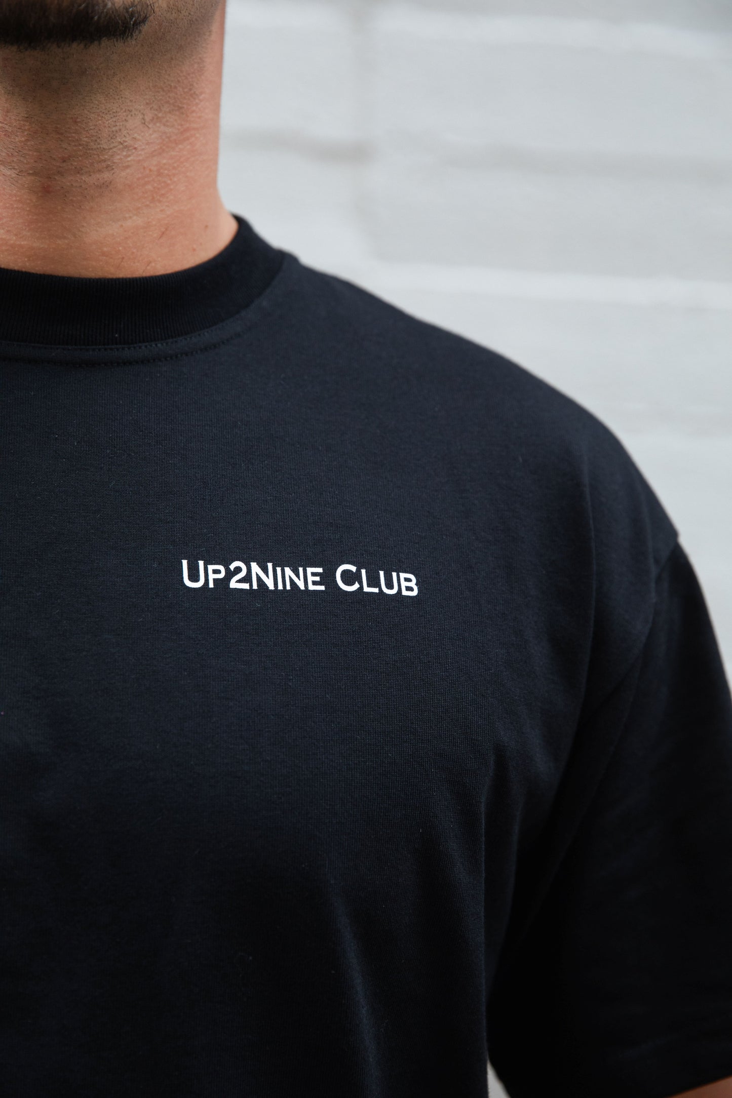 Oversized Tee Zwart | Up2Nine