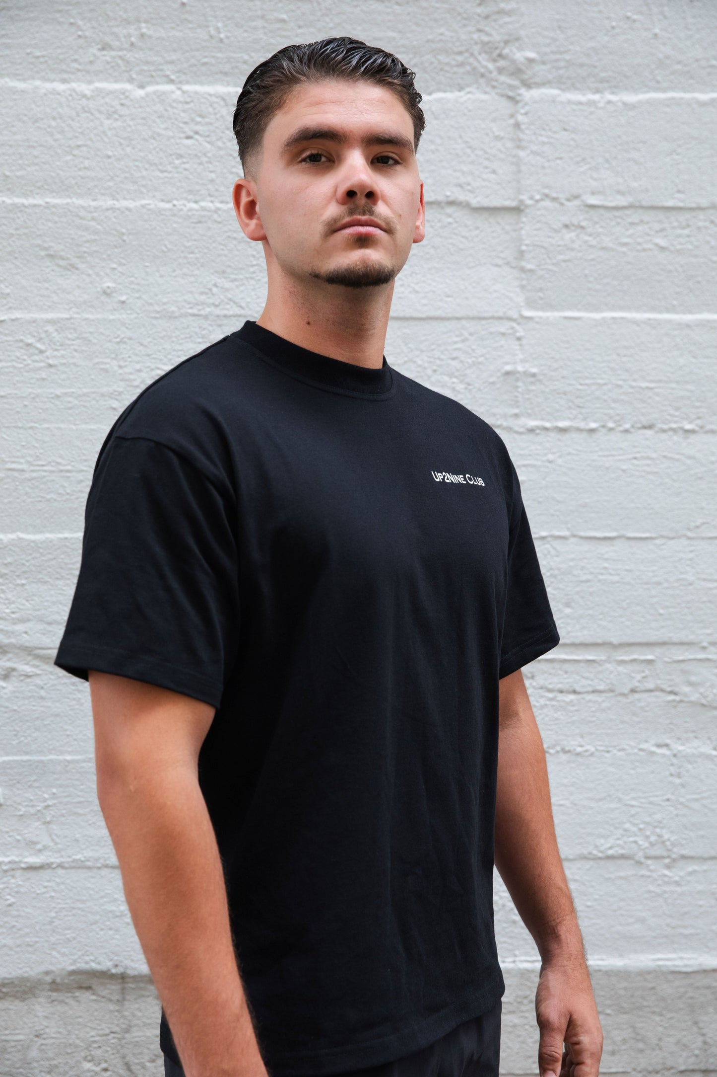 Oversized Tee Zwart | Up2Nine