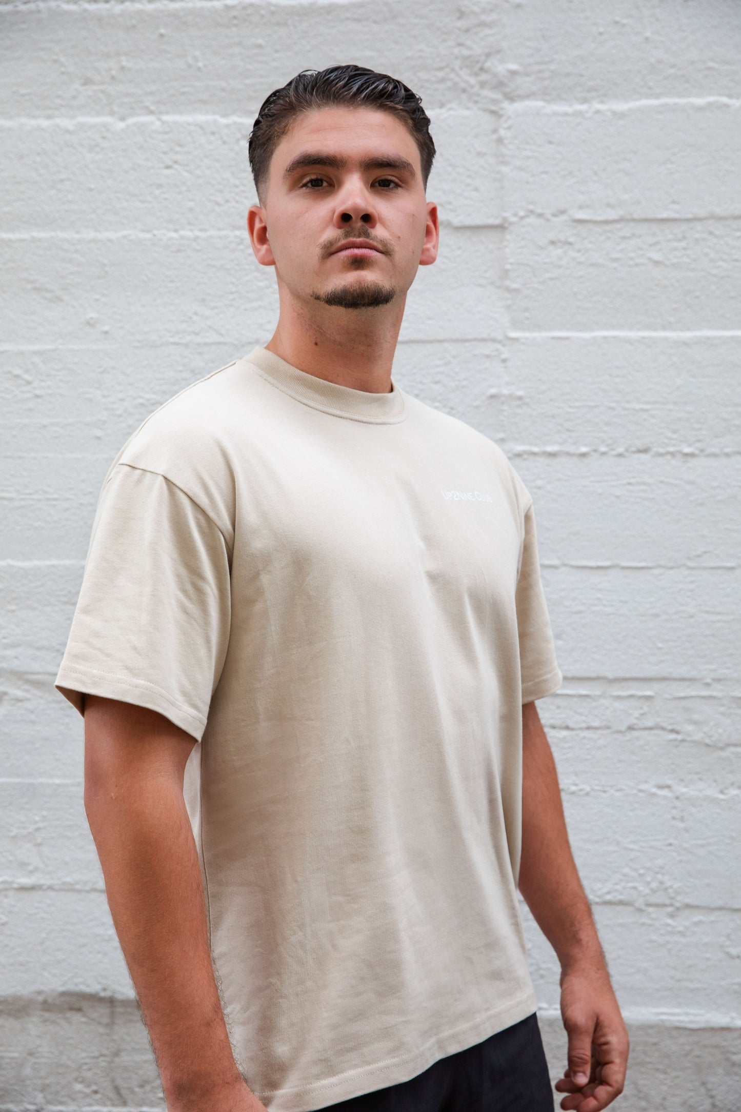 Oversized Tee Beige | Up2Nine