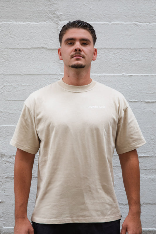 Oversized Tee Beige | Up2Nine