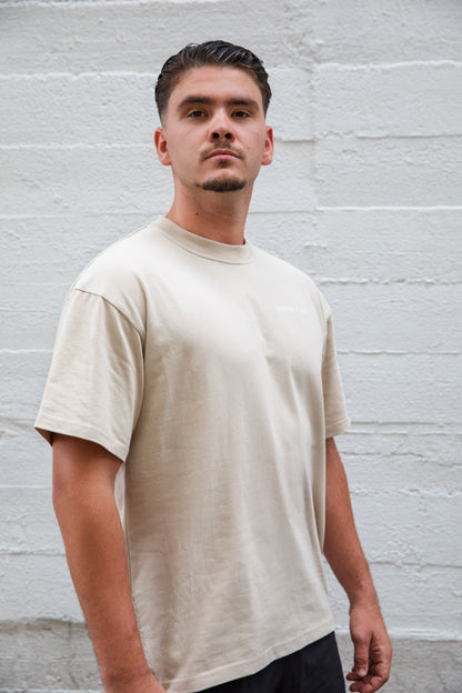 Oversized Tee Beige | Up2Nine